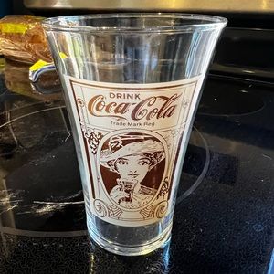 Vintage Coca-Cola glasses 16oz flare